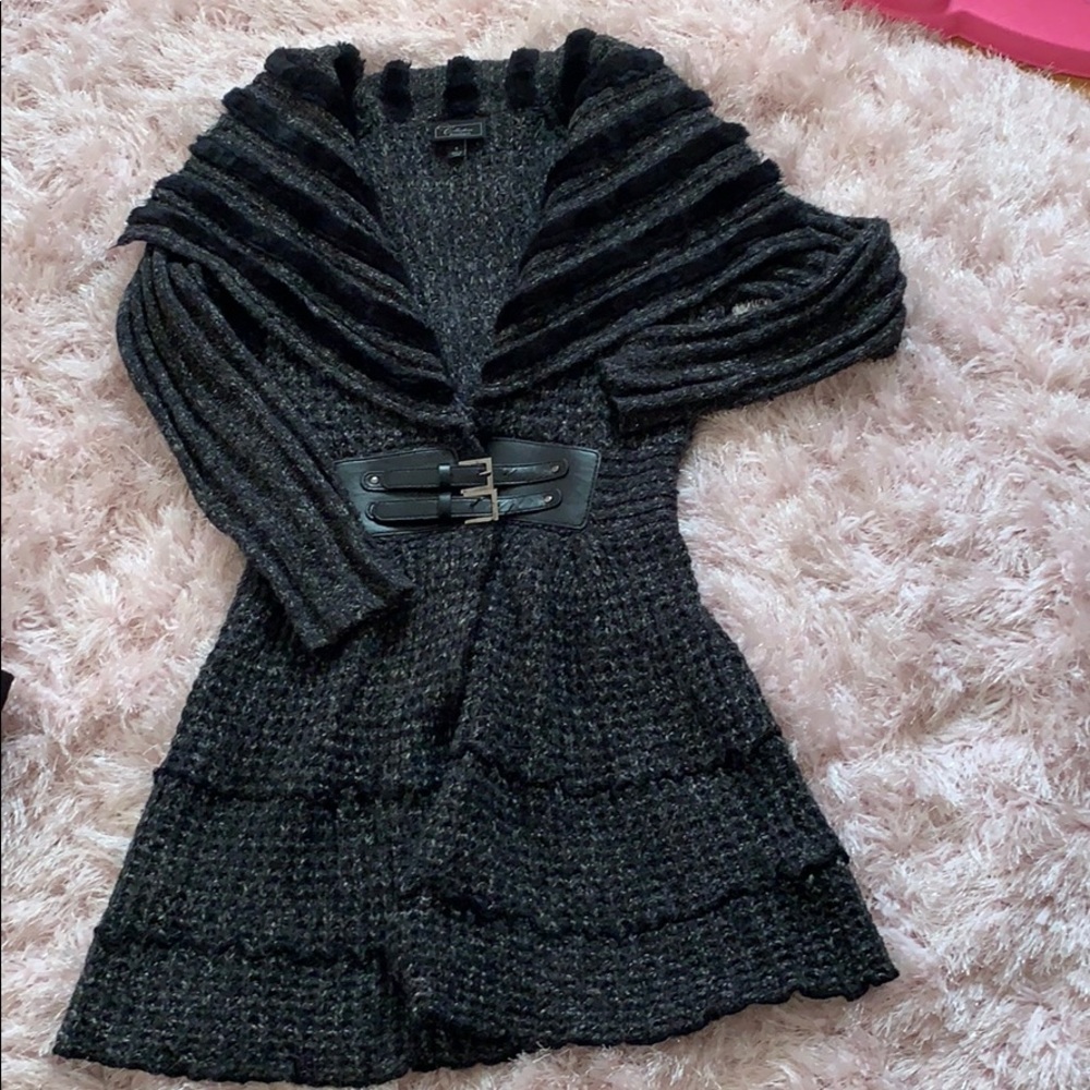 Faux fur Sweater coat